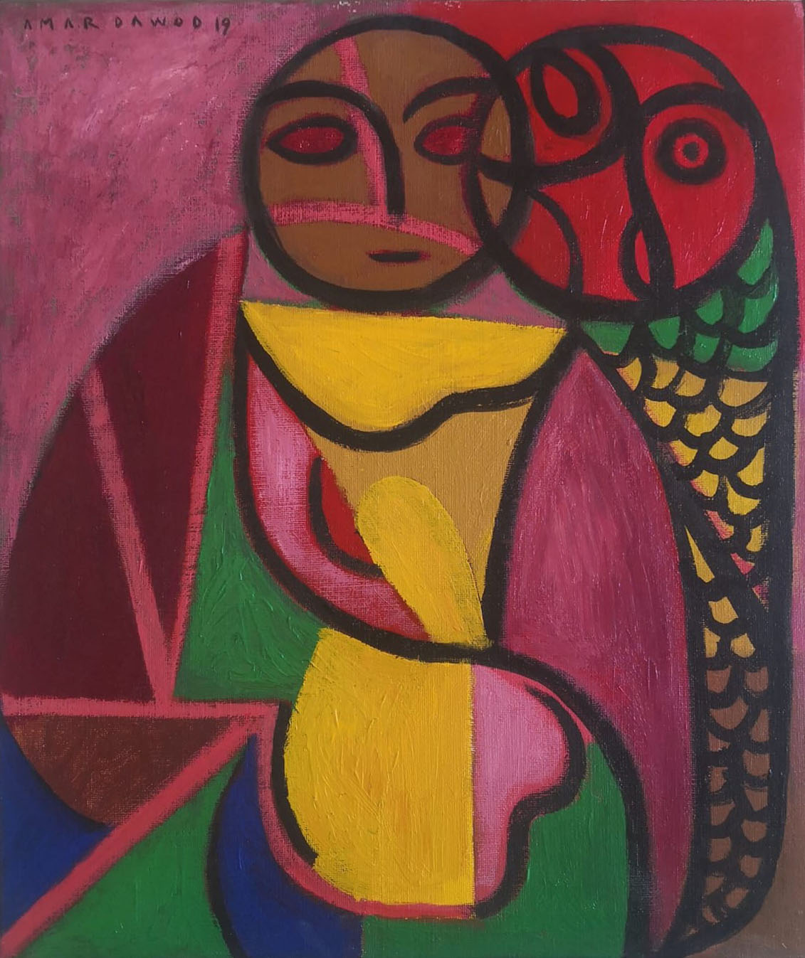 Amar Dawod Iraq/Sweden - Untitled 39 2019 original artwork available at marsoum art collective