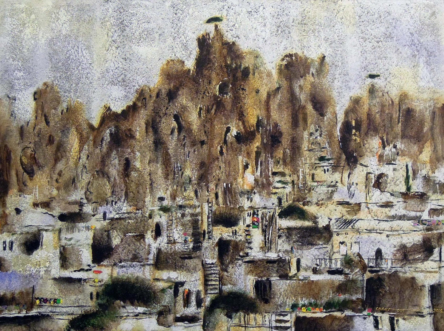 Hammoud Chantout Syria/France ∙ Untitled viii 2018 original artwork available at marsoum art collective