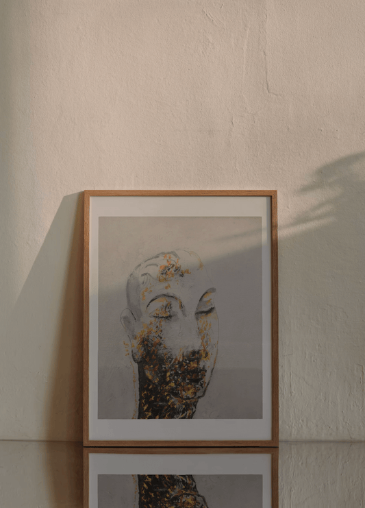 Hammoud Chantout Syria/France ∙ رجل حزين / Sad Man 2015 original artwork available at marsoum art collective